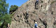 Rock Climbing and Abseiling with More Than Mountains in Borrowdale, Keswick, Lake District