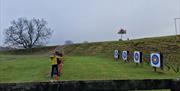 Archery at Rookin House Activity Centre in Troutbeck, Lake District