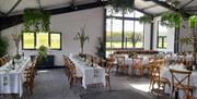 Wedding Breakfast Seating Layout at Rookin House Activity Centre in Troutbeck, Lake District