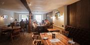 Dining Room at the Royal Oak Hotel in Rosthwaite, Lake District