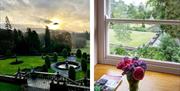 Views from The Coach House at Rydal Hall in Rydal, Lake District
