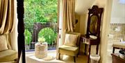 Dressing Table in The Victorian Ensuite King Room 3 at Storrs Gate House in Bowness-on-Windermere, Lake District