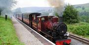 Steam Train at South Tynedale Railway in Alston, Cumbria