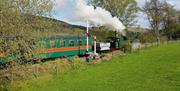 Steam Train at South Tynedale Railway in Alston, Cumbria
