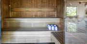 Sauna at Lake District Castle Inn Hotel & Spa