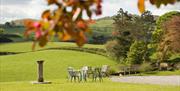 Outdoor Seating and Grounds at Shaw End Mansion near Kendal, Cumbria