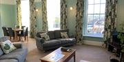 Living Room at Shaw End Mansion near Kendal, Cumbria