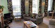 Living Room Seating and Furniture at Shaw End Mansion near Kendal, Cumbria