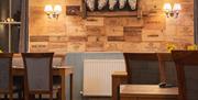 Dining room seating at The Shepherds Inn in Langwathby, Cumbria