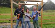 Group Outings at Clay Pigeon Shooting, Graythwaite Estate with Graythwaite Adventure near Hawkshead, Lake District