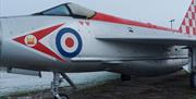 Aircraft at the Solway Aviation Museum near Carlisle, Cumbria