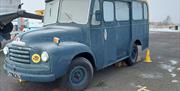 Historic Bus at the Solway Aviation Museum near Carlisle, Cumbria