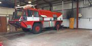 Airport Fire Engine at the Solway Aviation Museum near Carlisle, Cumbria