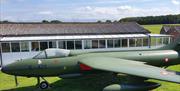 Aircraft at the Solway Aviation Museum near Carlisle, Cumbria