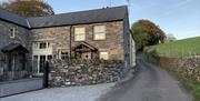 Exterior and Drive at Spring Cottage at Helm Mount Lodge & Cottages in Barrows Green, Cumbria