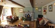 Living Area at Spring Cottage at Helm Mount Lodge & Cottages in Barrows Green, Cumbria