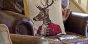 Pillow Decor in Spring Cottage at Helm Mount Lodge & Cottages in Barrows Green, Cumbria