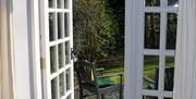 Patio at Stair Cottage in Stair, Lake District