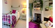 Twin bedroom and lounge at Storrs Gate House in Bowness-on-Windermere, Lake District