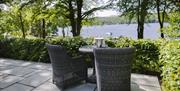 The Terrace at Storrs Hall Hotel in Bowness-on-Windermere, Lake District