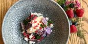 Creative Dishes at 1863 Bar Bistro Rooms in Ullswater, Lake District