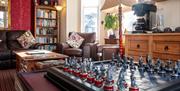 Chess Board and Lounge at Sunnyside Guest House in Keswick, Lake District