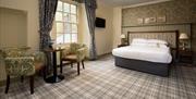 Double bedroom at The Pheasant Inn in Bassenthwaite, Lake District