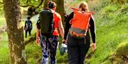 Visitors Exploring on Holidays with SwimTrek in the Lake District, Cumbria