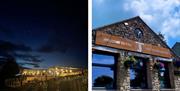 Exterior and Outside Seating at TJ's Bar and Restaurant at Park Foot Holiday Park in Pooley Bridge, Lake District