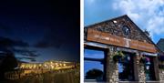 Exterior and Outside Seating at TJ's Bar and Restaurant at Park Foot Holiday Park in Pooley Bridge, Lake District