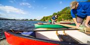 Watersports at Talkin Tarn Country Park in Brampton, Cumbria