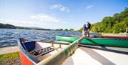 Watersports at Talkin Tarn Country Park in Brampton, Cumbria