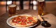 Pizza and Beers at Ambleside Tap Yard in Ambleside, Lake District