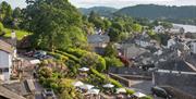 Scenic views from The Angel Inn in Bowness-on-Windermere, Lake District