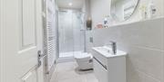 Ensuite bathroom at The Apartments Coniston in the Lake District, Cumbria