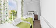 Twin bedroom at The Apartments Coniston in the Lake District, Cumbria