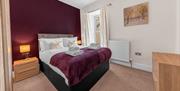 Double bedroom at The Apartments Coniston in the Lake District, Cumbria