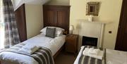 Twin Bedroom at The Coppice in Manesty, Lake District