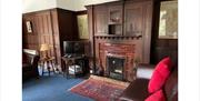 Lounge and Fireplace at The Coppice in Manesty, Lake District