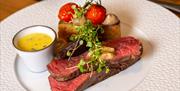 Food at The Dalesman Country Inn in Sedbergh, Cumbria