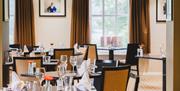 Seating and Table Settings at The Dining Room Restaurant at Daffodil Hotel & Spa in Grasmere, Lake District