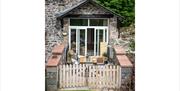 Exterior and Outdoor Seating at The Haystore at The Green Cumbria in Ravenstonedale, Cumbria