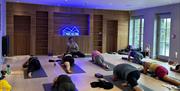 Yoga event taking place at The Hub at The Heaning Estate in Windermere, Lake District