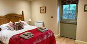 Downstairs Double Bedroom at The Old Piggery at Helm Mount Cottages near Kendal, Cumbria