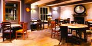 Dining Room at The Plough at Lupton near Kirkby Lonsdale, Cumbria