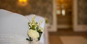 Wedding Chair Decorations at The Ro Hotel in Bowness-on-Windermere, Lake District