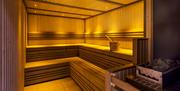 Sauna at The Spa at Daffodil Hotel & Spa in the Lake District, Cumbria