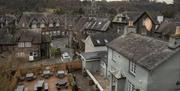 Aerial view of The Temperance Inn in Ambleside, Lake District