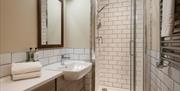 Ensuite bathroom at The Temperance Inn in Ambleside, Lake District