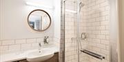 Ensuite bathroom at The Ullswater Inn in Glenridding, Lake District
